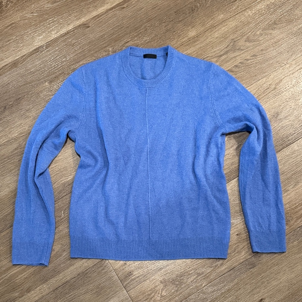 ATM Anthony Thomas Melillo Blue Crewneck Sweater